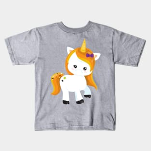 Halloween Unicorn, Magic Unicorn, Cute Unicorn Kids T-Shirt